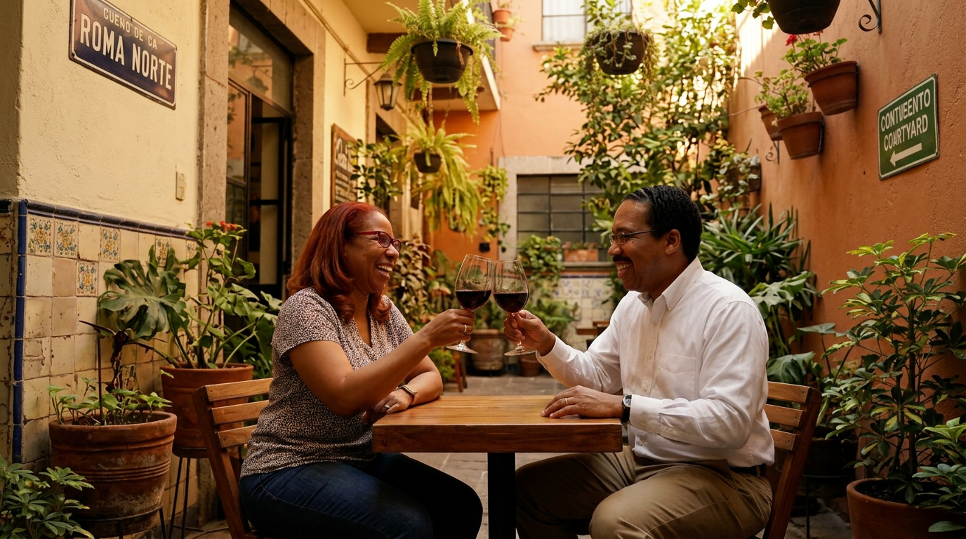 The Hidden Wine Courtyard